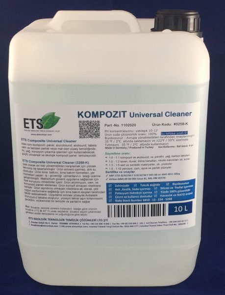 KOMPOZİT PANEL CLEANER / Universal Cleaner 10L